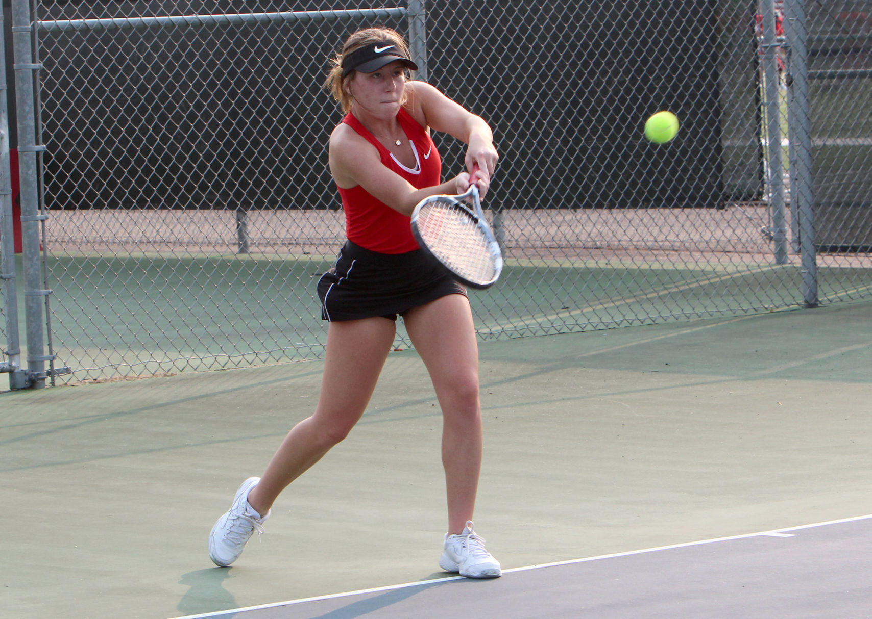 Menomonie at Chippewa Falls girls tennis 9-15-20